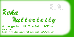 reka mullerleily business card